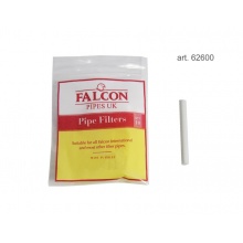 Filtry fajkowe FALCON 62600, z celulozy drzewnej, 6 mm, 10 szt.op.