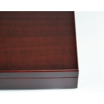 Humidor 920350 na 15-20 cygar, brązowy, MDF/cedrowy fornir, 23x21.5x6 cm