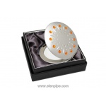 Lusterko kosmetyczne EL-01.3 "Orange Sun Fireopal" ze Swarovski® crystals