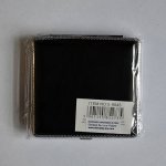 Papierośnica 5-9045 metal/PVC, 80 mm, czarna/gładka 10 x 9.5 cm