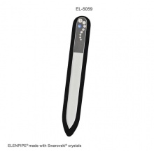 Pilnik szklany do paznokci EL-5059 "Blue Eye" ze Swarovski® crystal 13 cms