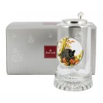 Artina kufel do piwa 1586903 "Dzik" cyna/szkło, 425 ml, 18 cm