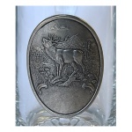 Artina kufel do piwa 93332 "Jeleń", szkło/cyna, 425 ml, 18 cm