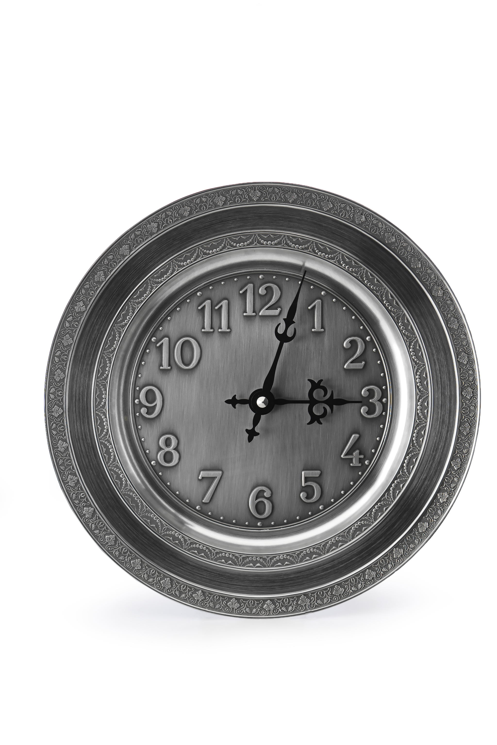 Artina zegar ścienny 11110 "Latin" cyna, 24 cm
