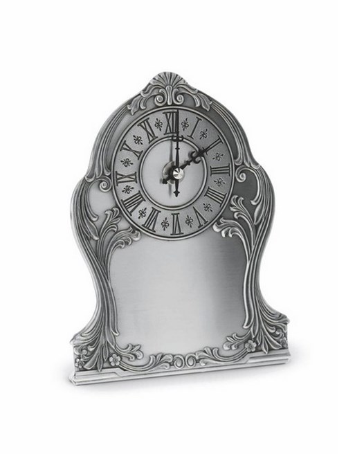 Artina zegar stojący 16064 "Grawer" cyna, 17 cm