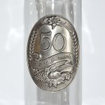 Artina zestaw do wódki, sznapsa 15550 "50" cyna/szklo, 6 elem.