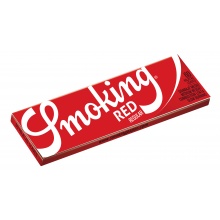 Bibułki do papierosów SP-1004 Smoking Red, 70 mm, 60 szt./op., opakowanie hurtowe.