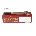 Cybuch FALCON 352010 prosty ustnik aluminiowy/akrylowy Curved (b) lekko wygiety