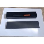 Cygarniczka 0004 z wrzośca/czarny plastik, 4 mm, Super Slim