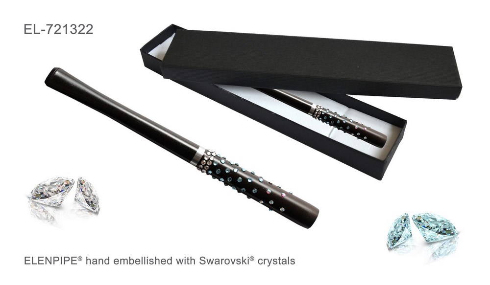Cygarniczka EL-721322 "Blue Starfall" 13 cm, ze Swarovski® crystals