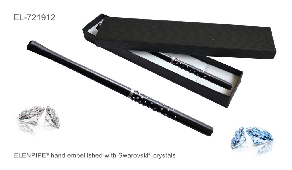 Cygarniczka EL-721912 "Blue Starfall" 19 cm, ze Swarovski® crystals