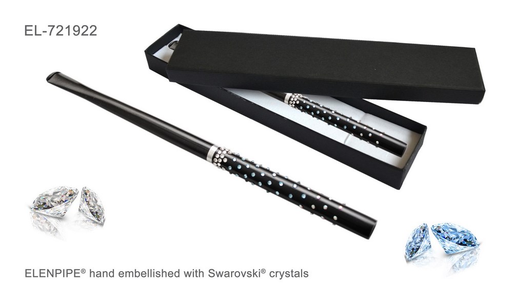 Cygarniczka EL-721922 "Blue Starfall" 19 cm, ze Swarovski® crystals