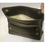 Etui na 2 fajki 33292 i tyton eko-skóra, czarne 17x10 cm