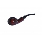Fajka Elenpipe 027 z gruszy, filtr 9 mm, ustnik czarny plastik+zestaw akcesoriów