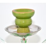 Ceramiczny cybuch w zielonej shishy Pumpkin.