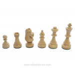 Figury szachowe 316801 N6 drewniane, brązowe