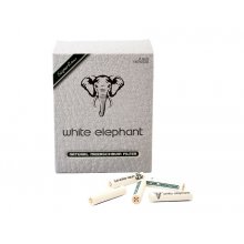 Filtry fajkowe 050281 White Elephant, z pianką morską, ceramiczne, 9 mm, 150 szt. 