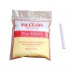 Filtry fajkowe FALCON 62901, z celulozy drzewnej, 6 mm, 50 szt./op.