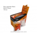 Filtry papierosowe 05070 OZ Shark, 6 mm, 34 opak x 120 szt (4080 szt.) SLIM