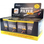Filtry plastikowe papierosowe 0161200 Atomic, 6 mm, 20 szt./op.  