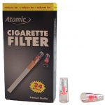 Filtry plastikowe papierosowe 0161100 Atomic 9 mm, 24 szt./op.  
