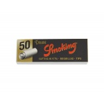Filtry papierosowe do zwijania 43502 Smoking DeLuxe Tips, 50 szt./op., 60x20 mm