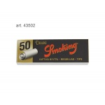 Filtry papierosowe do zwijania 43502 Smoking DeLuxe Tips, 50 szt./op., 60x20 mm