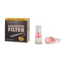 Filtry plastikowe papierosowe 0161000 Atomic 9 mm, op. 2 szt