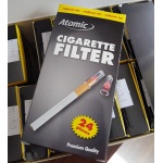 Filtry plastikowe papierosowe 0161100 Atomic 9 mm, 24 szt./op.  