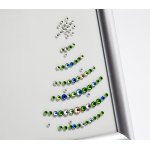 Fotoramka, ramka na zdjęcie EL-10920 „Choinka niebieska” ze Swarovski® crystals