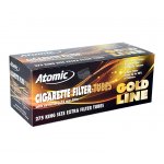 Gilzy papierosowe 0401501 Atomic Gold, 8 mm, długi filtr 24 mm, Standard 250+25 szt./op.