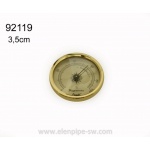 Higrometr analogowy 921190 do humidora, metal/plastik, d=3.5 cm złoty