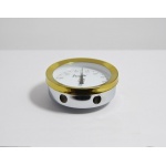 Higrometr analogowy 921220 d=5 cm, złoty, mocowany na magnes