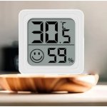 Higrometr cyfrowy 9213801 do humidora, plastik 4.4x4.4 cm prostokątny, biały