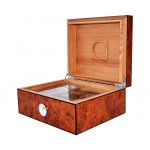 Humidor 0259500 na 15-20 cygar, cedr, brązowy, z zestawem akcesorii.