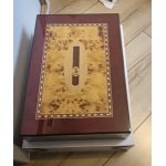 Humidor 09414 na 12 cygar, cedr/fornir, brązowy/INKRUSTACJA 28.5x21 cm