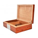 Humidor 09418 na 20 cygar, cedr/fornir, brązowy, wysoki połysk, 30.5x17.5x8.5 cm