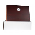 Humidor 09422 na 12 cygar, cedr/fornir, brązowy, lakierowany, 26x17x6 cm