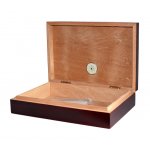 Humidor 094221 na 12 cygar, cedr/fornir, brązowy, lakierowany, 26x17x6 cm