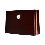 Humidor 094221 na 12 cygar, cedr/fornir, brązowy, lakierowany, 26x17x6 cm