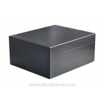 Humidor 09427 na 25 cygar, cedr, czarny, 26x22x11.5 cm