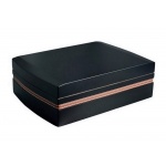 Humidor 09434 na 12 cygar, cedr, czarny, 26x18.5x8 cm