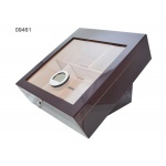 Humidor 09461 na 100 cygar, cedr, szkło, brąz, 36x40x29 cm