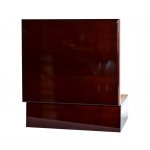 Humidor 09466 na 25 cygar, cedr/fornir, brązowy/połysk 26.3x22.5x11 cm