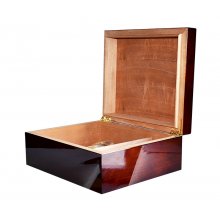 Humidor 09466 na 25 cygar, cedr/fornir, brązowy/połysk 26.3x22.5x11 cm