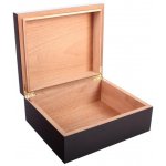 Humidor 09466 na 25 cygar, cedr/fornir, brązowy/połysk 26.3x22.5x11 cm