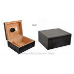 Humidor 09482 na 30 cygar, czarny, cedr, 26x22.5x12 cm