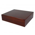 Humidor 09500 na 12-15 cygar, cedr/brąz, higrometr analogowy, nawilżacz 26.2x22.4x7