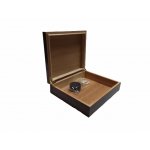 Humidor 09503 na 12 cygar, cedr, bordo, matowy, 26.2x22x7 cm