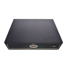 Humidor 920017 na 10 cygar, cedr, czarny